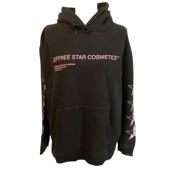 Jefferey Star Hoodie Black Premium Cosmetics Company 5 year anniversary size L - Picture 1 of 9